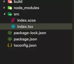 新建的 index.scss 文件内容