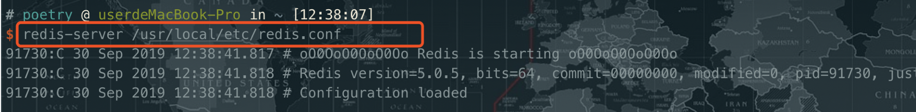 Redis 服务端启动成功后的输出