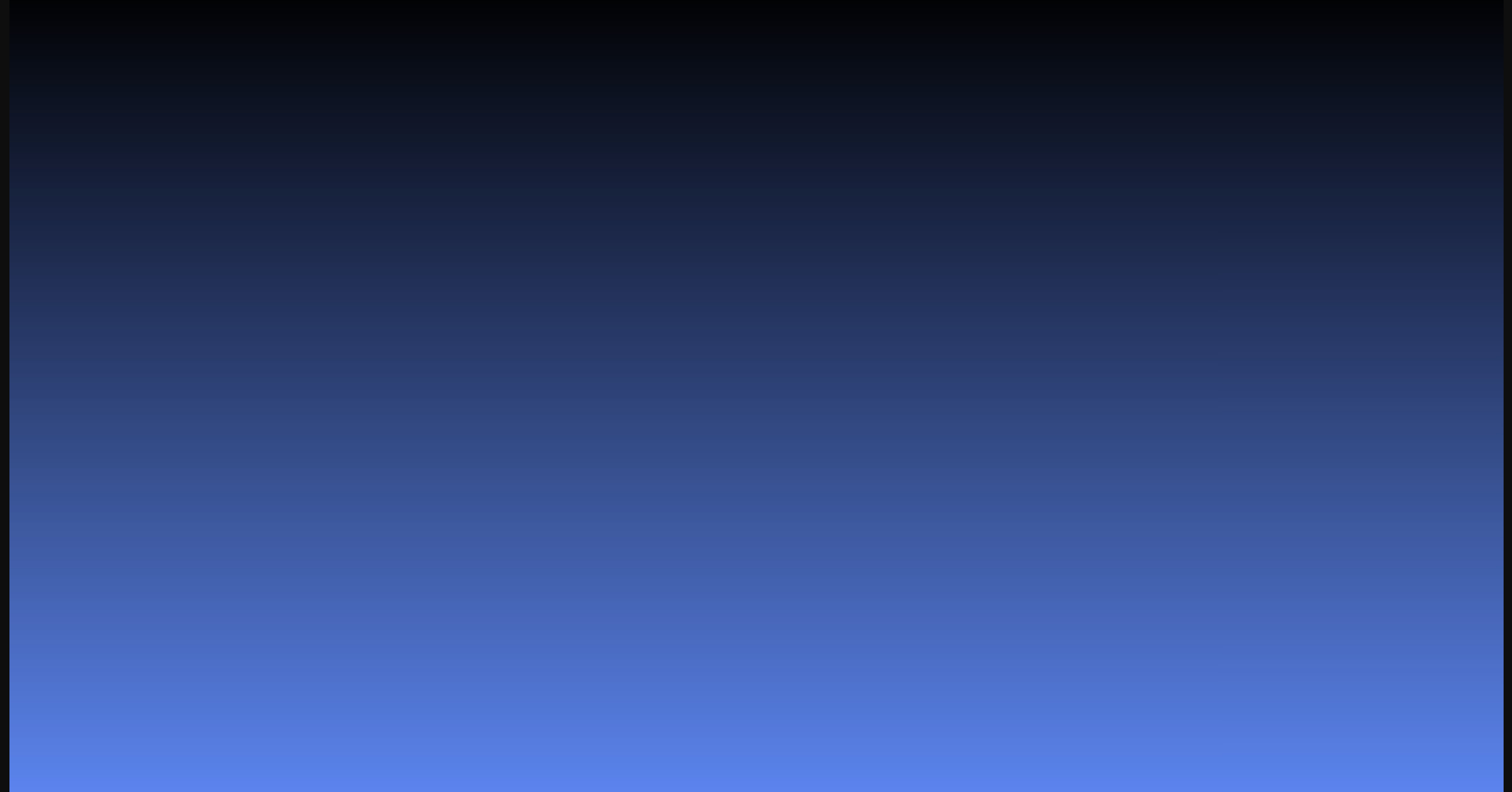 黑色到蓝色渐变