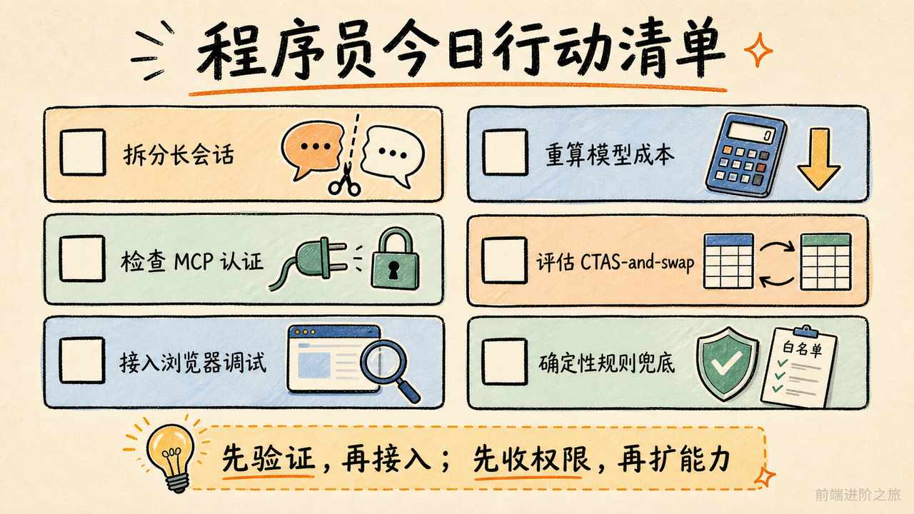 程序员今日行动清单