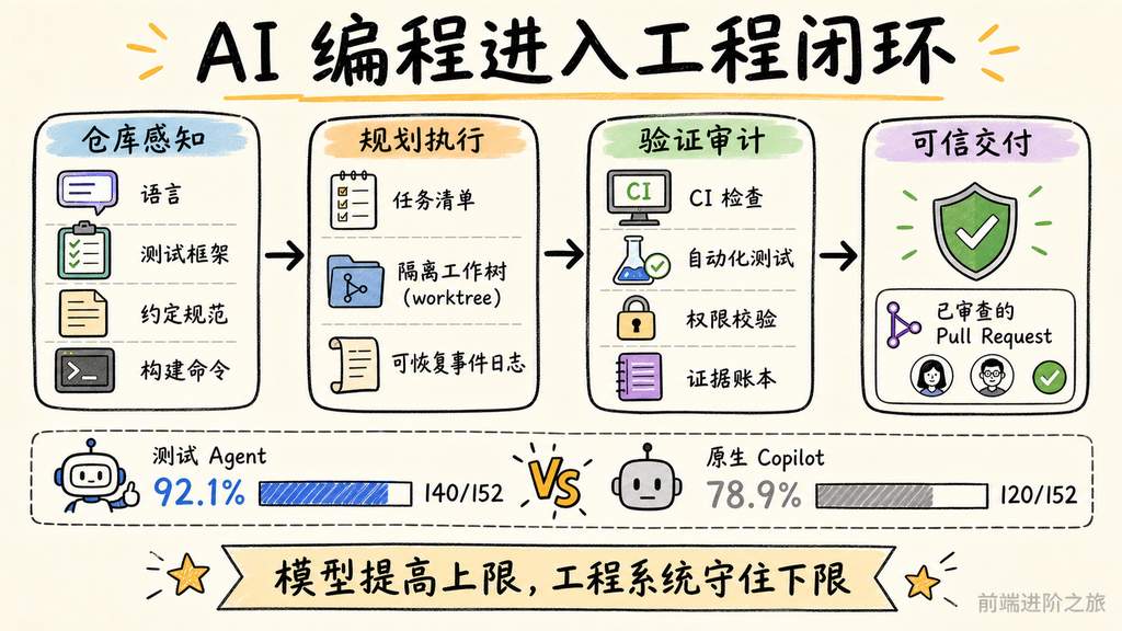 AI 编程从仓库感知、规划执行到验证审计和可信交付的工程闭环