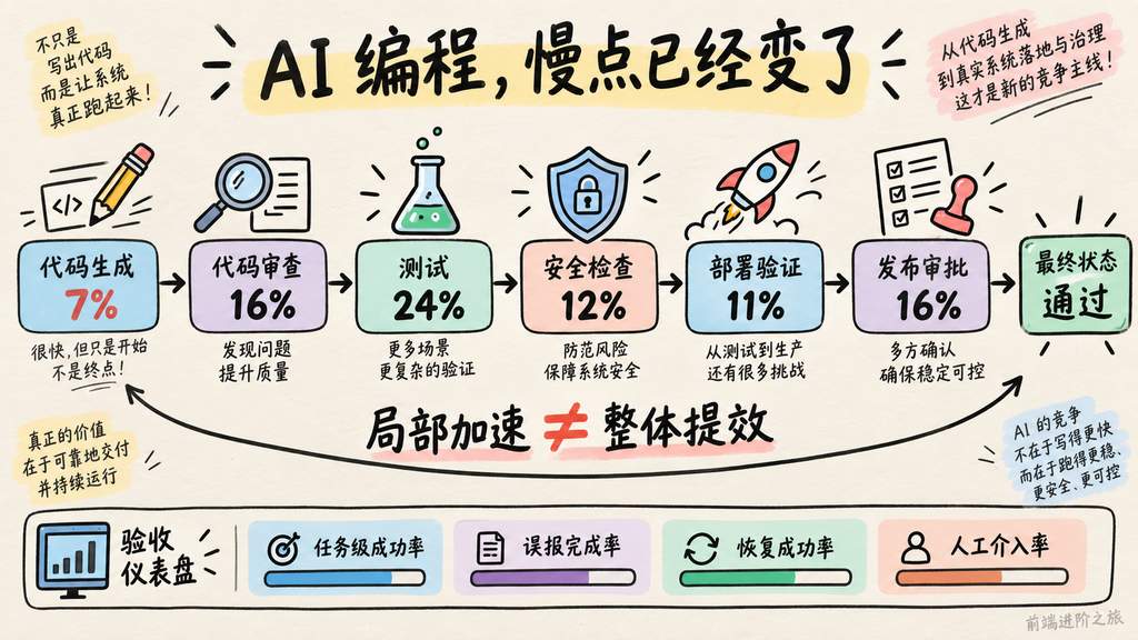 从代码生成到审查测试安全与发布审批的可信交付流程