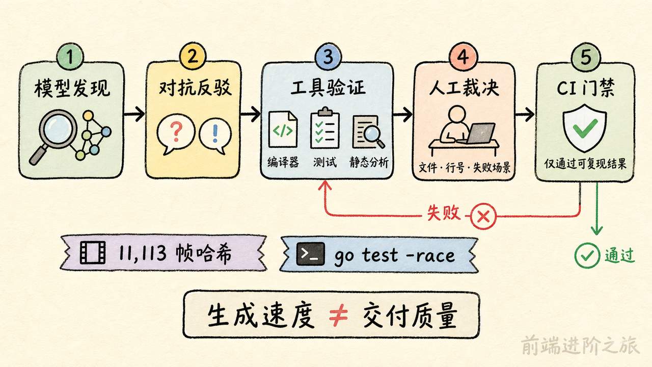 从模型发现到 CI 门禁的可验证 AI 编程工作流