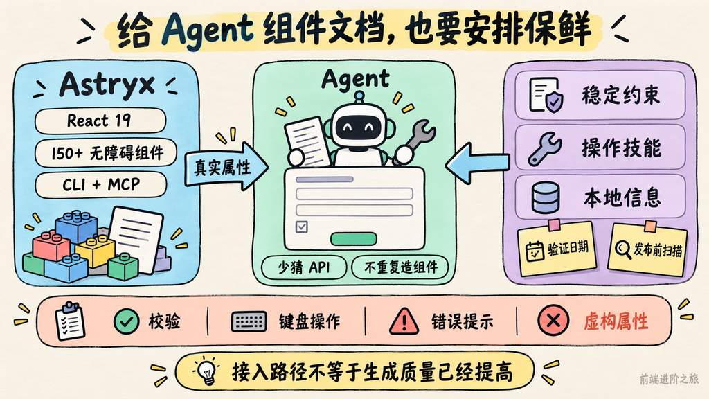 Astryx 真实组件接口与 Agent 技能文档维护框架