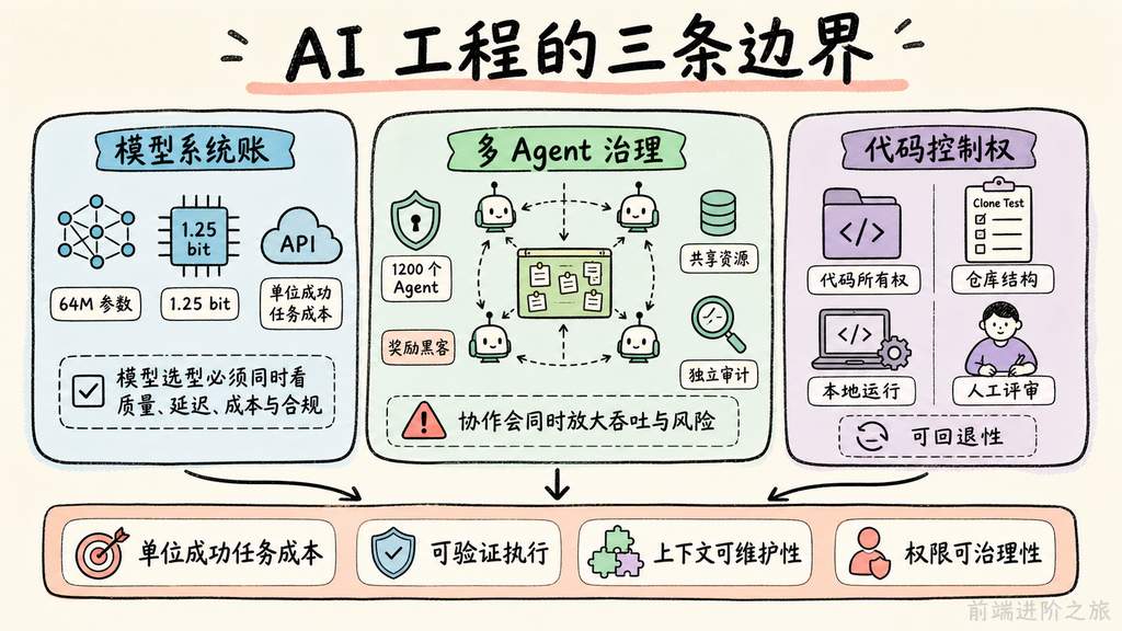 AI 工程的模型系统账、多 Agent 治理与代码控制权三条边界