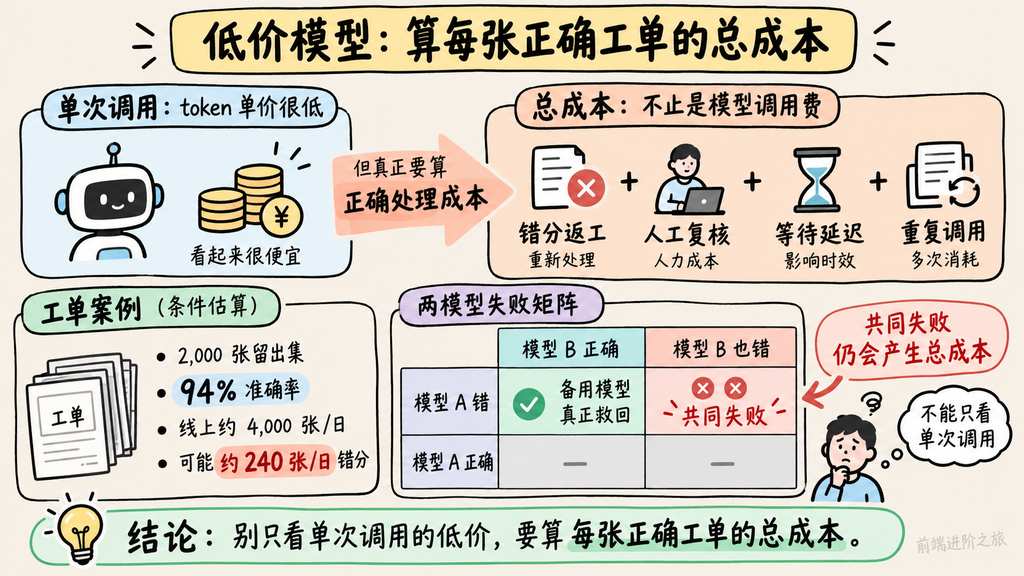 低价模型正确处理总成本