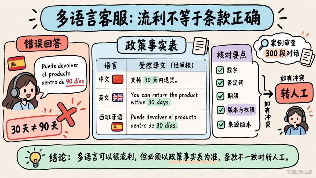 多语言客服政策事实表